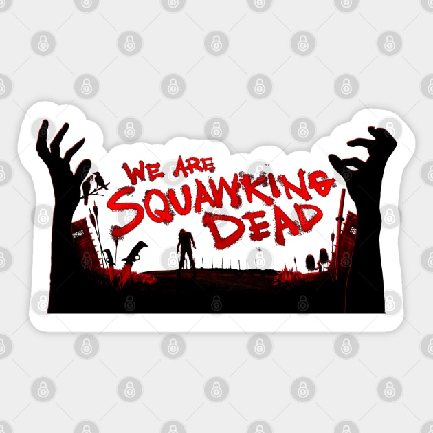 TWDSeason10 ALT-ART-HANDS Sticker by SQUAWKING DEAD